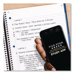 Advance Wirebound Notebook, 3-Subject, Medium/College Rule, Randomly Assorted Cover Color, (150) 11 x 8.5 Sheets