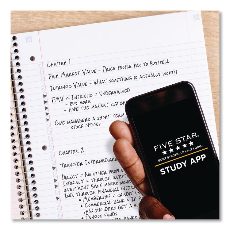 Wirebound Notebook, 3-Subject, Medium/College Rule, Randomly Assorted Cover Color, (150) 11 x 8.5 Sheets