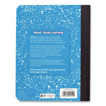 Primary Journal Half Page Ruled, Blue Marble Cover, Primary Rule, (100) 9.75 x 7.5 Sheets