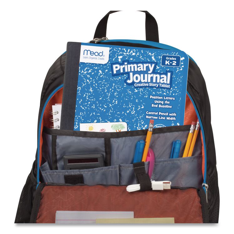 Primary Journal Half Page Ruled, Blue Marble Cover, Primary Rule, (100) 9.75 x 7.5 Sheets