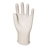 General-Purpose Latex Gloves, Powder-Free, Large, 4.4 mil Thick, 12" Long, Natural, 100/Box