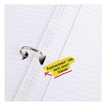 Reinforced Filler Paper Plus Study App, 3-Hole, 8.5 x 11, College Rule, 80/Pack