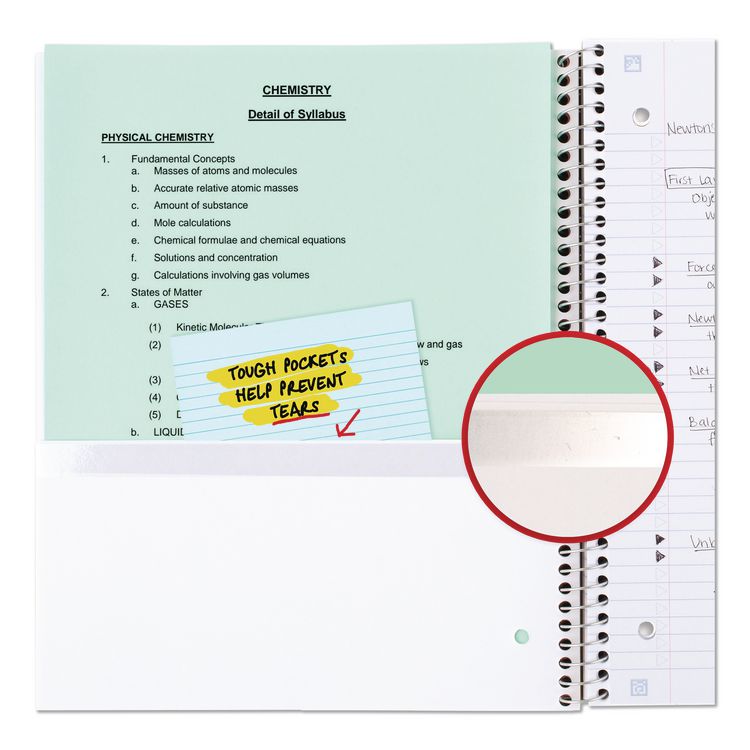 Recycled Notebook, 1-Subject, Medium/College Rule, Randomly Assorted Cover Color, (100) 11 x 8.5 Sheets