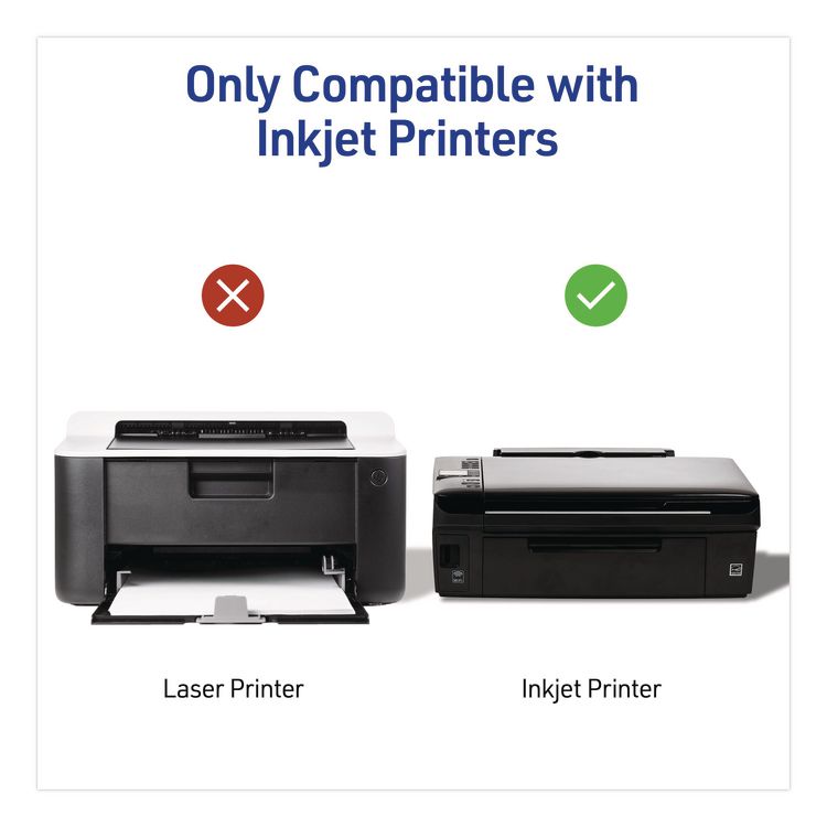 Inkjet Cd Labels, Matte White, 40/pack