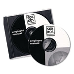 Inkjet Cd Labels, Matte White, 40/pack