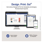 DVD Film Labels, Matte White, 20/Pack