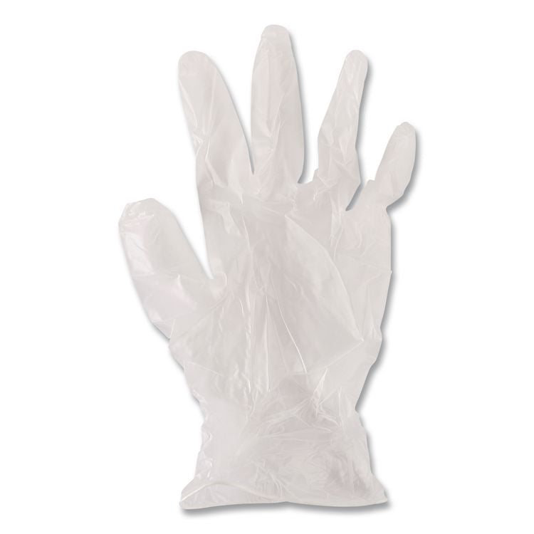 General Purpose Vinyl Gloves, Powder-Free, Medium, 2.6 mil Thick, 13" Long, Clear, 100/Box