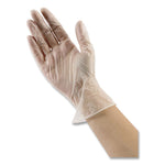 General Purpose Vinyl Gloves, Powder-Free, Medium, 2.6 mil Thick, 13" Long, Clear, 100/Box