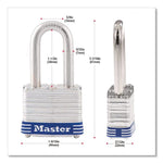 Key Padlock 3Dlf, 4 Pin