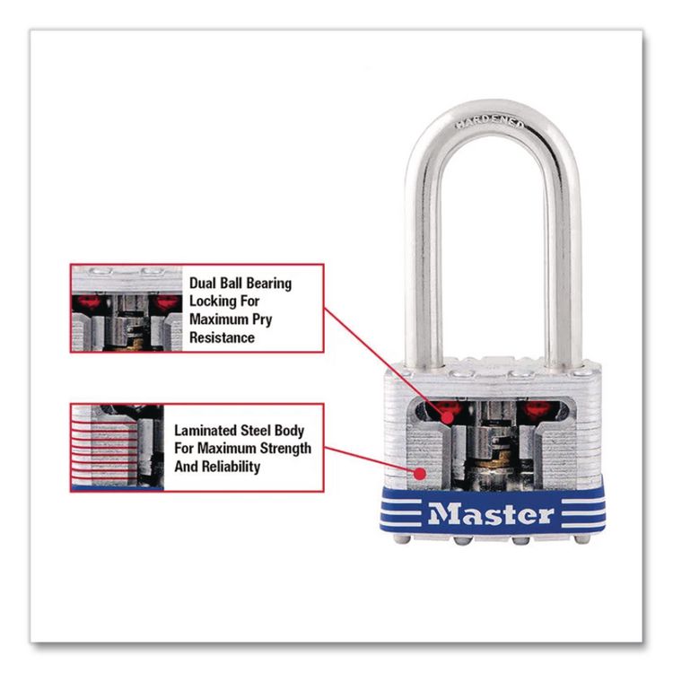 Key Padlock 3Dlf, 4 Pin