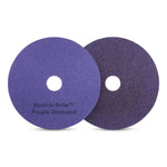 Clean And Shine Pad, 13" Diameter, Brown/yellow, 5/carton