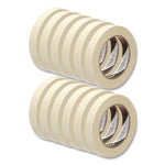 Value Masking Tape 101+, 3" Core, 0.70" X 60 Yds, Tan, 12/pack
