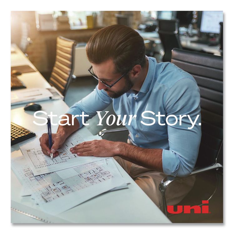 Jetstream 101 Hybrid Gel Pen, Stick, Bold 1 mm, Blue Ink, Black/Blue Barrel, Dozen