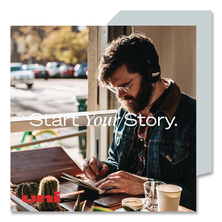 ONYX Rollerball Pen, Stick, Fine 0.7 mm, Blue Ink, Black/Blue Barrel, 72/Pack