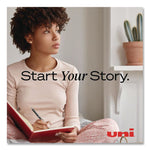 Signo 207 City of Hope Edition Gel Pen, Retractable, Medium 0.7 mm, Black Ink, Translucent Pink/White Barrel, Dozen