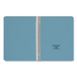 Prong Fastener Premium Pressboard Report Cover, Two-Piece Prong Fastener, 3" Capacity, 8.5 X 11, Blue/blue