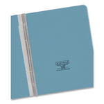 Prong Fastener Premium Pressboard Report Cover, Two-Piece Prong Fastener, 3" Capacity, 8.5 X 11, Blue/blue