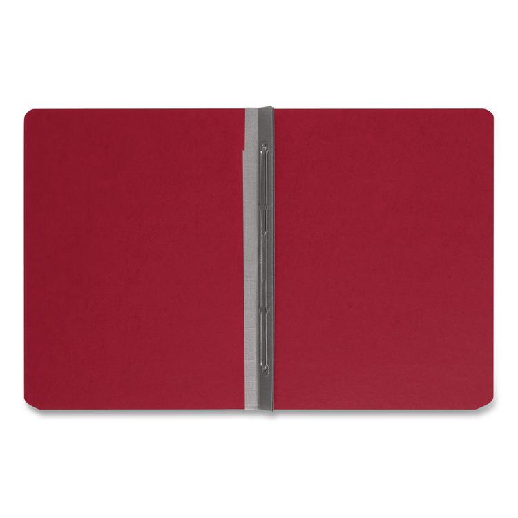 Prong Fastener Premium Pressboard Report Cover, Two-Piece Prong Fastener, 3" Capacity, 8.5 X 11, Bright Red/bright Red
