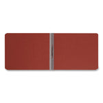 Prong Fastener Premium Pressboard Report Cover, Two-Piece Prong Fastener, 2" Capacity, 8.5 X 11, Red/red
