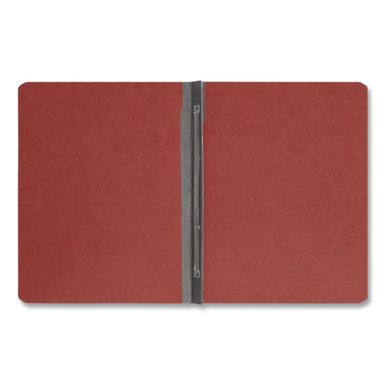 Prong Fastener Premium Pressboard Report Cover, Two-Piece Prong Fastener, 3" Capacity, 8.5 X 11, Red/red