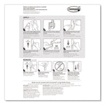 Bath Hook, Large, Metal, Satin Nickel, 5 Lb Capacity, 1 Hook And 2 Strips