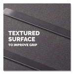 Adjustable Locking Footrest with Microban, 17.5w x 13.13d x 4.13 to 5.63h, Black/Silver