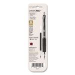 Refill For Signo Gel 207 Pens, Medium 0.7 Mm Conical Tip, Black Ink, 2/pack