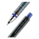 KuruToga Mechanical Pencil with Tube of Lead/Erasers, 0.5 mm, HB (#2), Black Lead, Black Barrel