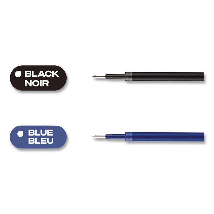 Refill For Signo Gel 207 Pens, Medium 0.7 Mm Conical Tip, Black Ink, 2/pack
