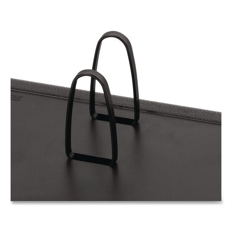 Desk Calendar Base for Loose-Leaf Refill, 3 x 3.75, Black