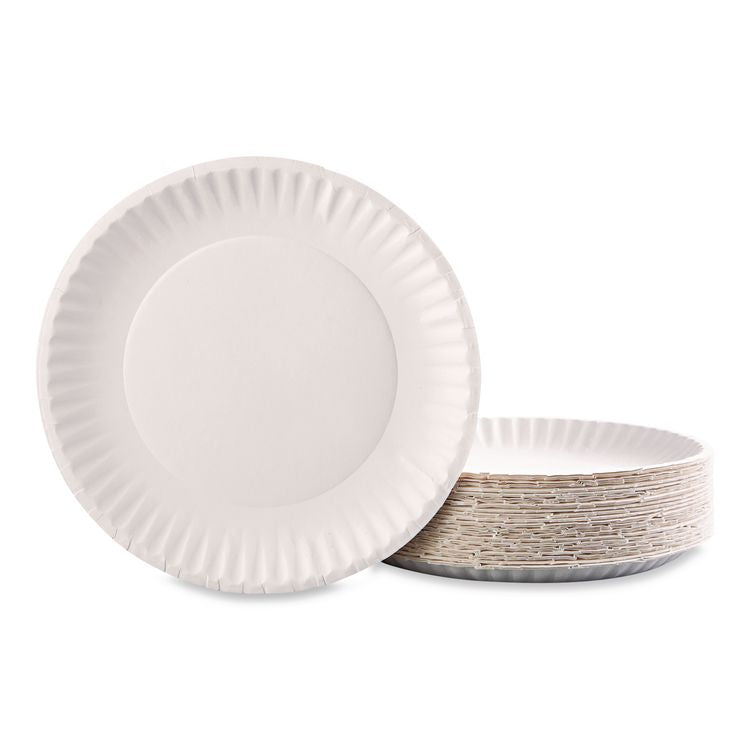 Paper Plates, 6" dia, White, 1,000/Carton
