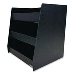 Vertical Condiment Organizer, 9 Compartments, 14.5 x 11.75 x 15, Black