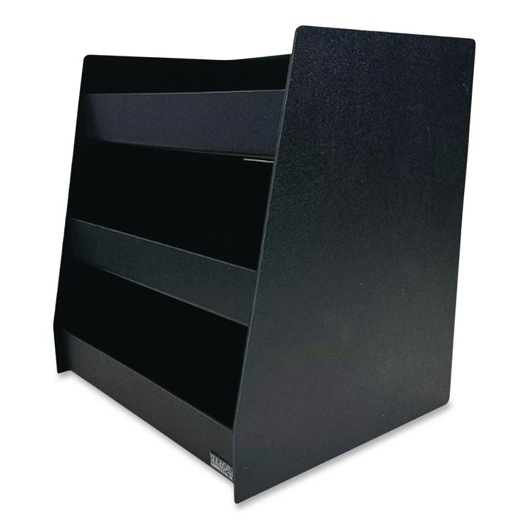 Vertical Condiment Organizer, 9 Compartments, 14.5 x 11.75 x 15, Black