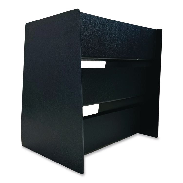 Vertical Condiment Organizer, 9 Compartments, 14.5 x 11.75 x 15, Black