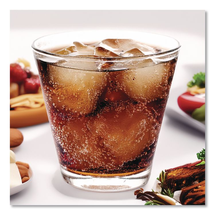 Comet Plastic Tumbler, Squat, 5 oz, Clear, 50/Pack, 20 Packs/Carton