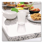 Comet Plastic Tumbler, Tall, 8 oz, Clear, 25/Pack, 20 Packs/Carton