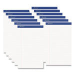 Perforated Writing Pads, Wide/legal Rule, 50 White 8.5 X 14 Sheets, Dozen
