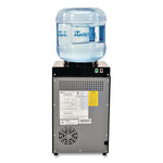 Counter Top Thermoelectric Hot and Cold Water Dispenser, 3 gal to 5 gal, 12 x 13 x 20, Black/Stainless Steel