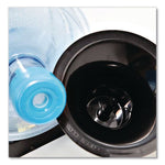 Counter Top Thermoelectric Hot and Cold Water Dispenser, 3 gal to 5 gal, 12 x 13 x 20, Black/Stainless Steel