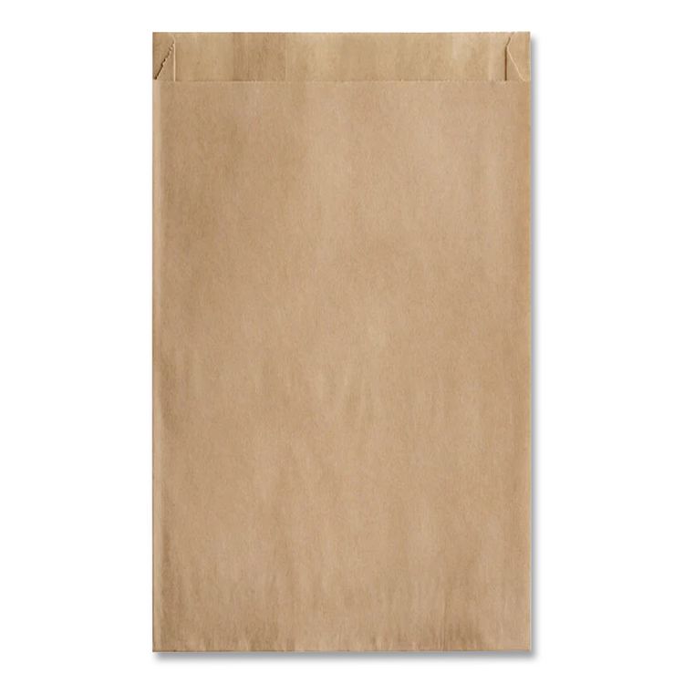 EcoCraft Grease-Resistant Sandwich Bags, 6.5" x 1" x 8", Natural, 2,000/Carton