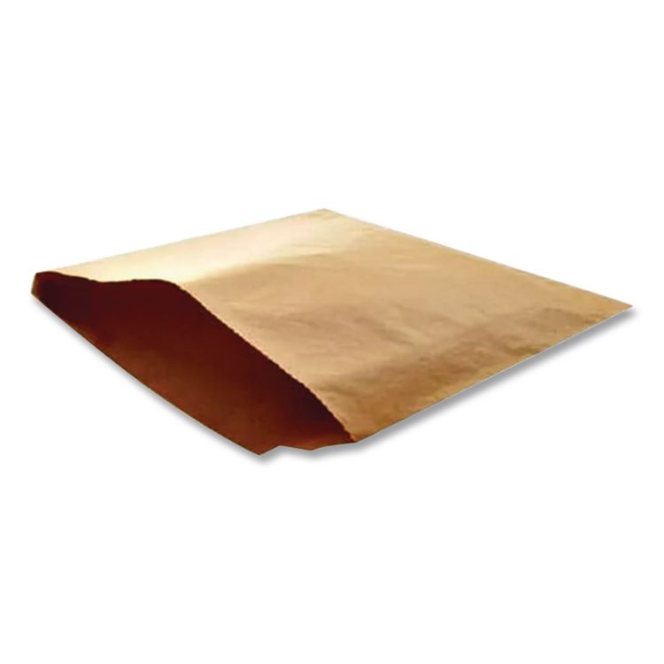 EcoCraft Grease-Resistant Sandwich Bags, 6.5" x 1" x 8", Natural, 2,000/Carton
