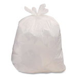 Super Value Pack Can Liners, 13 gal, 0.6 mil, 23.75" x 28", White, 100/Box
