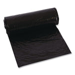 Heavy-Duty Trash Bags, Drawstring, 30 gal, 1.2 mil, 30.5" x 33", Black, 25 Bags/Roll, 8 Rolls/Box