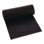 Heavy-Duty Trash Bags, Drawstring, 33 gal, 1.2 mil, 33.5" x 38", Black, 25 Bags/Roll, 6 Rolls/Box