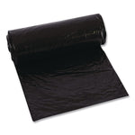 Linear Low-Density Can Liners, 30 gal, 0.71 mil, 30" x 36", Black, 25 Bags/Roll, 10 Rolls/Carton
