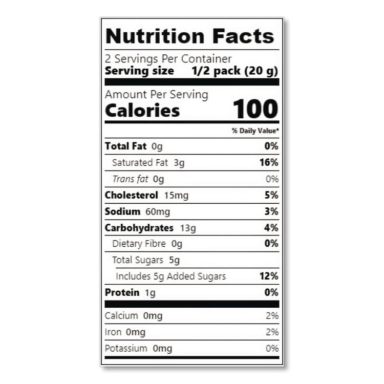 Shortbread Cookies, 2/pack, 24 Packs/box