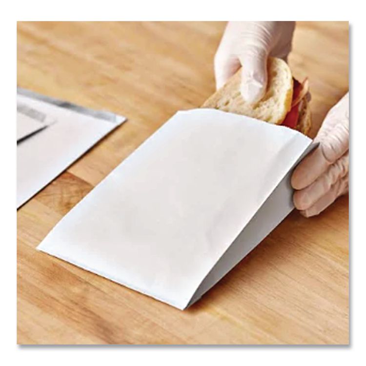 ToGo! Foil Insulator Deli and Sandwich Bags, 5.25" x 3.5" x 12", White, 500/Carton
