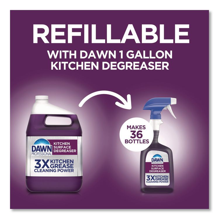 Multi-Surface Heavy Duty Degreaser, Fresh Scent, 32 oz Spray Bottle