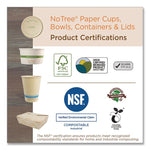Notree Paper Hot Cups, 10 Oz, Natural, 1,000/carton