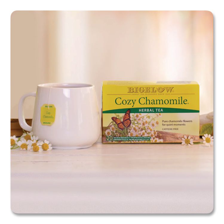 Single Flavor Tea, Cozy Chamomile, 28 Bags/box